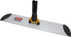 Rubbermaid - 18.1" Long x 3-1/2" Wide Aluminum Dust Mop Frame - Yellow, Quick Connect - Industrial Tool & Supply