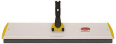Rubbermaid - 24.1" Long x 4-1/2" Wide Aluminum Squeegee Frame - Yellow, Quick Connect - Industrial Tool & Supply