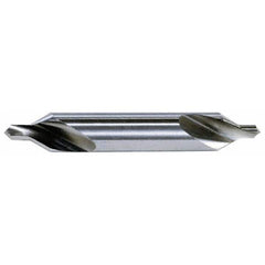 Hertel - #8 Plain Cut 60° Incl Angle Solid Carbide Combo Drill & Countersink - Industrial Tool & Supply