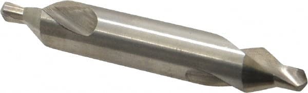 Hertel - #5 Plain Cut 60° Incl Angle High Speed Steel Combo Drill & Countersink - Industrial Tool & Supply