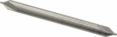 Hertel - #00 Plain Cut 60° Incl Angle Solid Carbide Combo Drill & Countersink - Industrial Tool & Supply