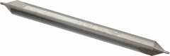Hertel - #0 Plain Cut 60° Incl Angle Solid Carbide Combo Drill & Countersink - Industrial Tool & Supply