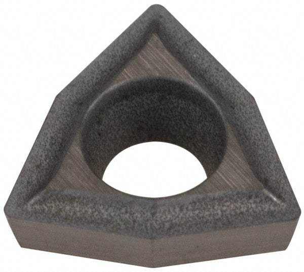 Hertel - WPGT 15105 HF1 HT540B Grade Carbide Boring Insert - Uncoated, Trigon, 80° Incl Angle, 3/16" Inscr Circle, 1/16" Thick, 0.008" Cnr Rad - Industrial Tool & Supply