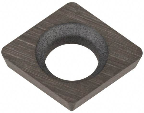 Hertel - CDHB 12061 HT310B Grade Carbide Boring Insert - Uncoated, Diamond, 80° Incl Angle, 5/32" Inscr Circle, .04" Thick, 1/64" Cnr Rad - Industrial Tool & Supply