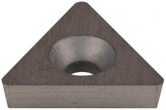 Hertel - TD6P2 Grade HT540B Carbide Boring Insert - Uncoated, 60° Triangle, 11° Relief Angle, 3/8" Inscr Circle, 1/8" Thick, 1/32" Corner Radius - Industrial Tool & Supply