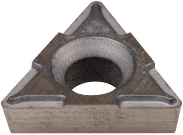 Hertel - TPCH221 Grade HT540B Carbide Boring Insert - Uncoated, 60° Triangle, 11° Relief Angle, 1/4" Inscr Circle, 3/32" Thick, 1/64" Corner Radius - Industrial Tool & Supply