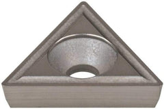 Hertel - TPGH321 HM1 Grade HT410B Carbide Boring Insert - Uncoated, 60° Triangle, 11° Relief Angle, 3/8" Inscr Circle, 1/8" Thick, 0.021" Corner Radius - Industrial Tool & Supply