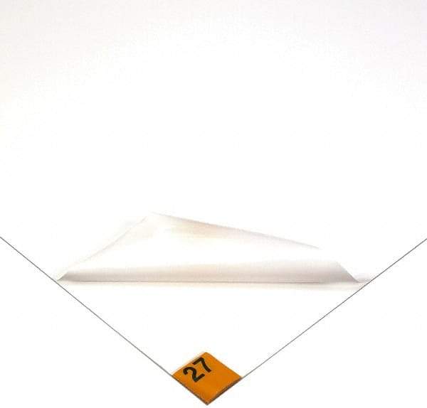 Wearwell - 5' Long x 3' Wide x 1/8" Thick, Dry Environment, Smooth Pattern Clean Room Matting - Tacky Sheets, White, 30 Layers per Mat, Series 095 - Industrial Tool & Supply