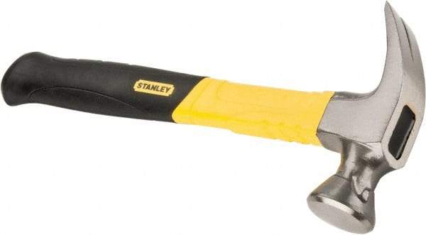 Stanley - 1-1/4 Lb Head, Straight Rip Claw Nail Hammer - 13" OAL, Carbon Steel Head, Graphite Handle with Grip - Industrial Tool & Supply