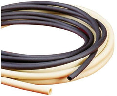 Made in USA - 5/8" ID x 1-3/8" OD, 3/8" Wall Thickness, Cut to Length (50' Standard Length) TPE Tube - Black, 64 Shore A Hardness - Industrial Tool & Supply