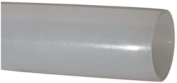 Made in USA - 2" ID x 2-1/4" OD, 1/8" Wall Thickness, Cut to Length (100' Standard Length) LLDPE Tube - Natural, 63 Max psi, 44 Shore D Hardness - Industrial Tool & Supply