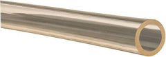 Made in USA - 3/4" ID x 1" OD, 1/8" Wall Thickness, Cut to Length (50' Standard Length) Ester Urethane Tube - Natural, 55 Max psi, 85 Shore A Hardness - Industrial Tool & Supply