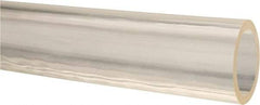 Made in USA - 7/8" ID x 1-1/8" OD, 1/8" Wall Thickness, Cut to Length (50' Standard Length) Ester Urethane Tube - Natural, 45 Max psi, 85 Shore A Hardness - Industrial Tool & Supply