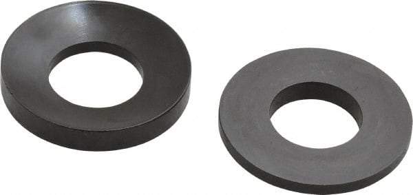 Gibraltar - 5/8" Bolt, Black Oxide, Case Hardened Steel, Spherical Washer Assembly - 11/16" Female, 21/32" Male Inside x 1-3/8" OD, 5/16" Thick, 1-3/4" Radius, 12L14 Grade - Industrial Tool & Supply