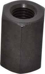 Gibraltar - 3/4-10 UNC, 1-7/8" OAL Steel Standard Coupling Nut - Black Oxide Coated, 1-1/4" Width Across Flats - Industrial Tool & Supply