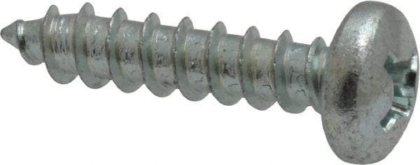 Value Collection - #12 Pan Head Phillips Sheet Metal Screw - Steel, 1" Length Under Head, Grade 2 - Industrial Tool & Supply