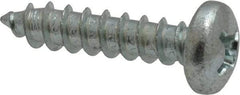 Value Collection - #12 Pan Head Phillips Sheet Metal Screw - Steel, 1" Length Under Head, Grade 2 - Industrial Tool & Supply
