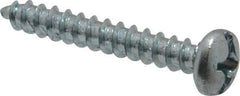 Value Collection - #12 Pan Head Phillips Sheet Metal Screw - Steel, 1-1/2" Length Under Head, Grade 2 - Industrial Tool & Supply