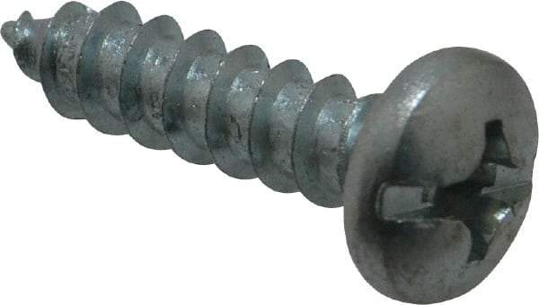 Value Collection - #14 Pan Head Phillips Sheet Metal Screw - Steel, 1" Length Under Head, Grade 2 - Industrial Tool & Supply