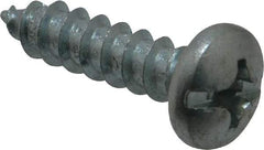 Value Collection - #14 Pan Head Phillips Sheet Metal Screw - Steel, 1" Length Under Head, Grade 2 - Industrial Tool & Supply