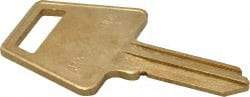 Made in USA - American Key Blank - Brass - Industrial Tool & Supply