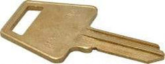 Made in USA - American Key Blank - Brass - Industrial Tool & Supply