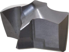 Kennametal - Series KSEM, 18.26mm Diam Grade KC7320 140° Replaceable Drill Tip - Carbide, AlTiN Finish, 2 Seat Size - Industrial Tool & Supply