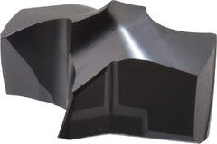 Kennametal - Series KSEM, 23mm Diam Grade KC7320 140° Replaceable Drill Tip - Carbide, AlTiN Finish, 4 Seat Size - Industrial Tool & Supply