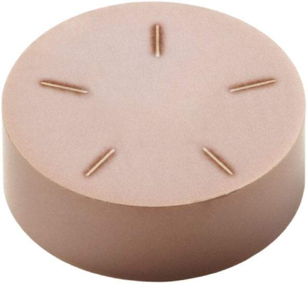 Seco - RNMN32 Grade CBN400C PCBN Turning Insert - TiSiN Finish, Round, 3/8" Inscr Circle, 1/8" Thick - Industrial Tool & Supply