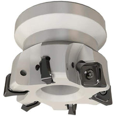 Iscar - 80mm Cut Diam, 27mm Arbor Hole, 8mm Max Depth of Cut, 93° Indexable Chamfer & Angle Face Mill - 8 Inserts, ENHT Insert, Right Hand Cut, 8 Flutes, Series TorMill - Industrial Tool & Supply