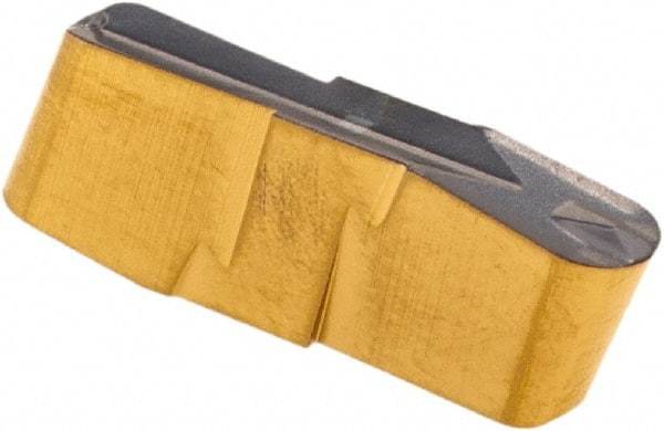 Iscar - 300E150GIP Grade IC808, 3mm Cutting Width Carbide Grooving Insert - 12.3mm Max Depth of Cut, Neutral, 1.5mm Corner Radius, TiAlN Finish - Industrial Tool & Supply