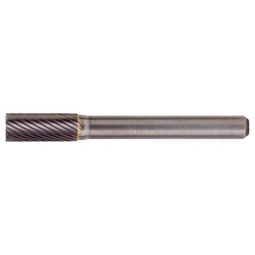 SB-42 Standard Cut Solid Carbide Bur-Cylindrical with End Cut - Exact Industrial Supply