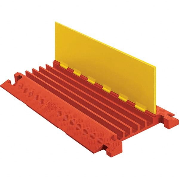 Checkers - On Floor Cable Covers Cover Material: Polyurethane Number of Channels: 5 - Industrial Tool & Supply