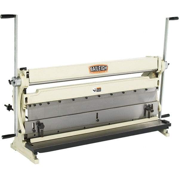 Baileigh - Combination Roller, Shear & Brake Machines Maximum Mild Steel Shearing Capacity (Gauge): 20 Maximum Mild Steel Bending Capacity (Gauge): 20 - Industrial Tool & Supply