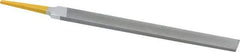 PFERD - 8" Swiss Pattern Hand File - Double Cut, 25/32" Width Diam x 7/32" Thick, With Tang - Industrial Tool & Supply