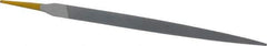 PFERD - 8" Swiss Pattern Three Square File - Double Cut, 5/8" Width Diam x 5/8" Thick, With Tang - Industrial Tool & Supply