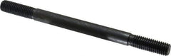 Gibraltar - 1/2-13 7" OAL Equal Double Threaded Stud - Alloy Steel, Black Oxide Finish, 1-1/2" Equal Thread Length - Industrial Tool & Supply
