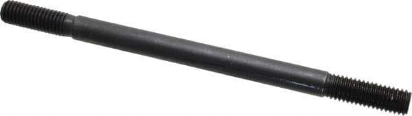 Gibraltar - 1/2-13 8" OAL Equal Double Threaded Stud - Alloy Steel, Black Oxide Finish, 1-1/2" Equal Thread Length - Industrial Tool & Supply