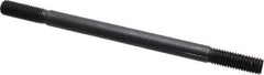Gibraltar - 1/2-13 8" OAL Equal Double Threaded Stud - Alloy Steel, Black Oxide Finish, 1-1/2" Equal Thread Length - Industrial Tool & Supply