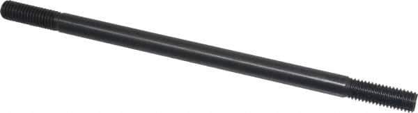 Gibraltar - 1/2-13 10" OAL Equal Double Threaded Stud - Alloy Steel, Black Oxide Finish, 1-1/2" Equal Thread Length - Industrial Tool & Supply