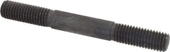 Gibraltar - 5/8-11 5-1/2" OAL Equal Double Threaded Stud - Alloy Steel, Black Oxide Finish, 1-3/4" Equal Thread Length - Industrial Tool & Supply
