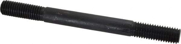 Gibraltar - 5/8-11 7" OAL Equal Double Threaded Stud - Alloy Steel, Black Oxide Finish, 1-3/4" Equal Thread Length - Industrial Tool & Supply