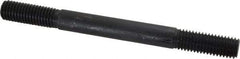 Gibraltar - 5/8-11 7" OAL Equal Double Threaded Stud - Alloy Steel, Black Oxide Finish, 1-3/4" Equal Thread Length - Industrial Tool & Supply