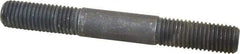 Gibraltar - 3/4-10 6" OAL Equal Double Threaded Stud - Alloy Steel, Black Oxide Finish, 2" Equal Thread Length - Industrial Tool & Supply