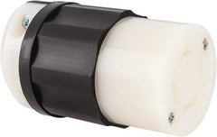 Leviton - 120/208 VAC, 30 Amp, NonNEMA Configuration, Industrial Grade, Self Grounding Connector - 3 Phase, 4 Poles, 0.595 to 1.15 Inch Cord Diameter - Industrial Tool & Supply
