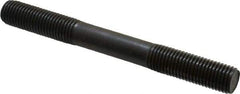 Gibraltar - M16x2.0 150mm OAL Equal Double Threaded Stud - Alloy Steel, Black Oxide Finish, 47mm Equal Thread Length, Metric - Industrial Tool & Supply