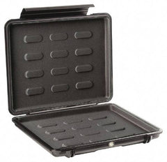 Pelican Products, Inc. - 10-15/16" Wide x 10-15/16" Deep x 2-1/2" High, Laptop/Tablet Case - Black, Plastic - Industrial Tool & Supply