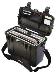 Pelican Products, Inc. - 8-23/32" Wide x 9-5/8" Deep x 13-5/32" High, Top Loader Case - Black, Plastic - Industrial Tool & Supply