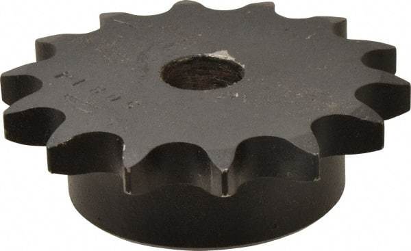 Browning - 14 Teeth, 5/8" Chain Pitch, Chain Size 50, Min Plain Bore Sprocket - 5/8" Bore Diam, 2.809" Pitch Diam, 3.11" Outside Diam - Industrial Tool & Supply