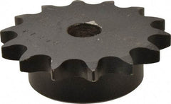 Browning - 14 Teeth, 5/8" Chain Pitch, Chain Size 50, Min Plain Bore Sprocket - 5/8" Bore Diam, 2.809" Pitch Diam, 3.11" Outside Diam - Industrial Tool & Supply